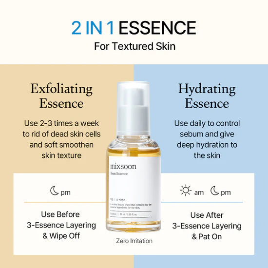 mixsoon Bean Essence & Soybean Serum Duo Set