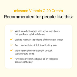 mixsoon Vitamin C Cream 30ml