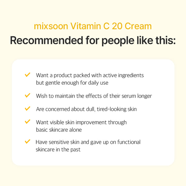 mixsoon Vitamin C Cream 30ml