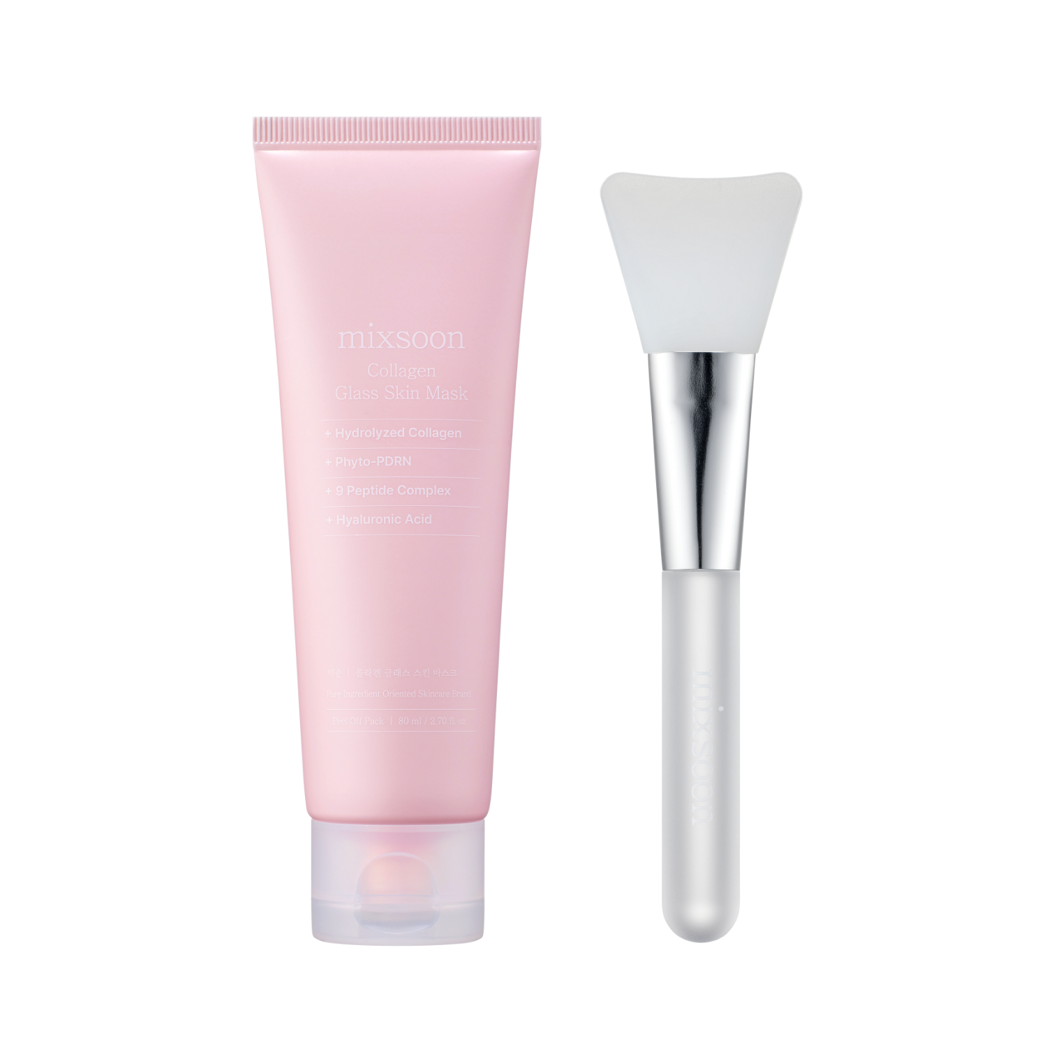 mixsoon collagen glass skin mask peel off tube