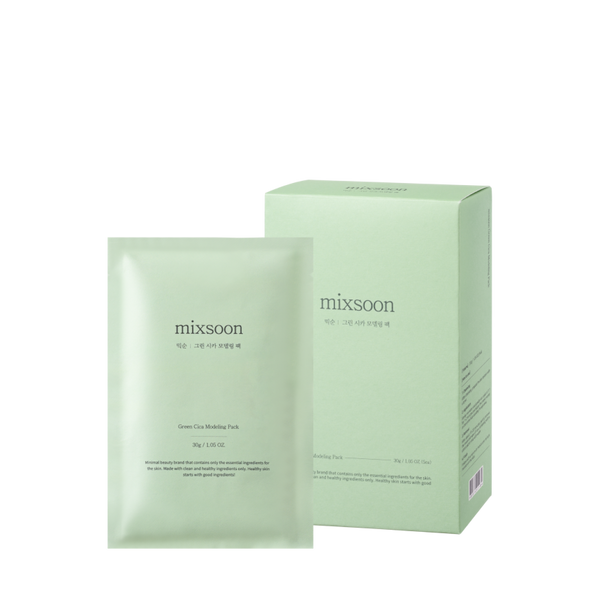 mixsoon Green Cica Modeling Face Mask 5ea