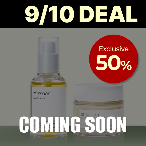 [NYFW DAILY DEAL] mixsoon Bean Glass Skin Duo / Bean Essence 50ml + Bean Cream 50ml