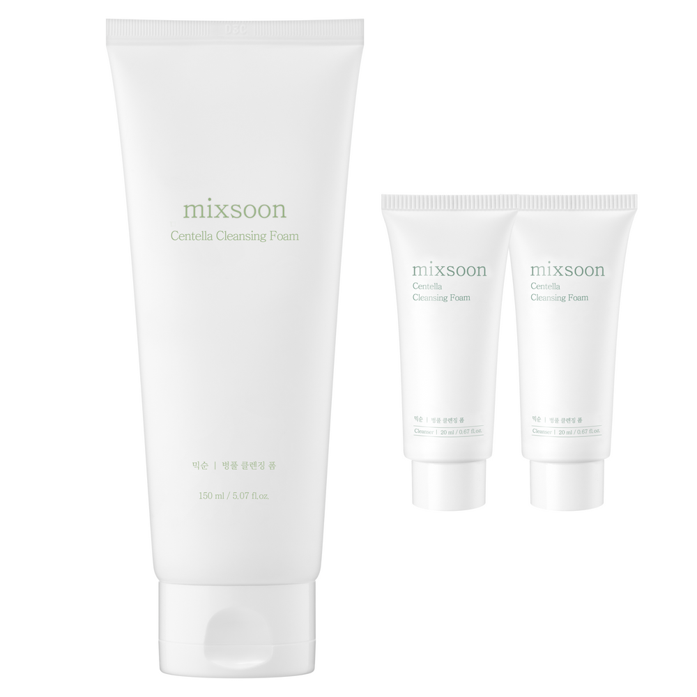 mixsoon Centella Cleansing Foam Bonus Mini Set ( 150ml + 20ml*2)