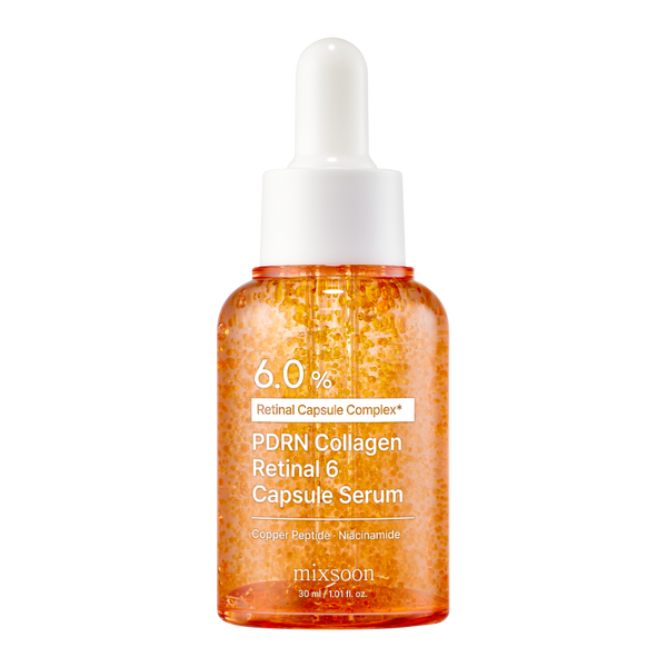 mixsoon PDRN Collagen Retinal 6 Capsule Serum 30ml | Exclusive Offers