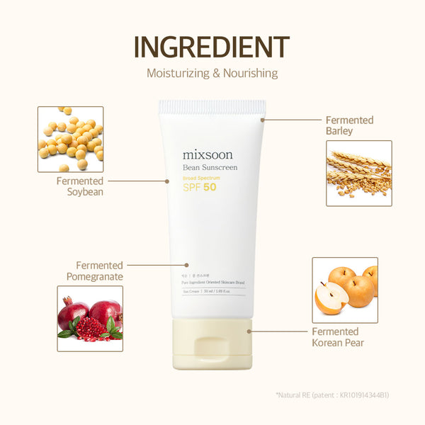 mixsoon Bean Barrier Duo / Bean Sunscreen 50ml + Bean Cream 50ml