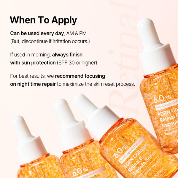 mixsoon PDRN Collagen Retinal 6 Capsule Serum 30ml | Exclusive Offers