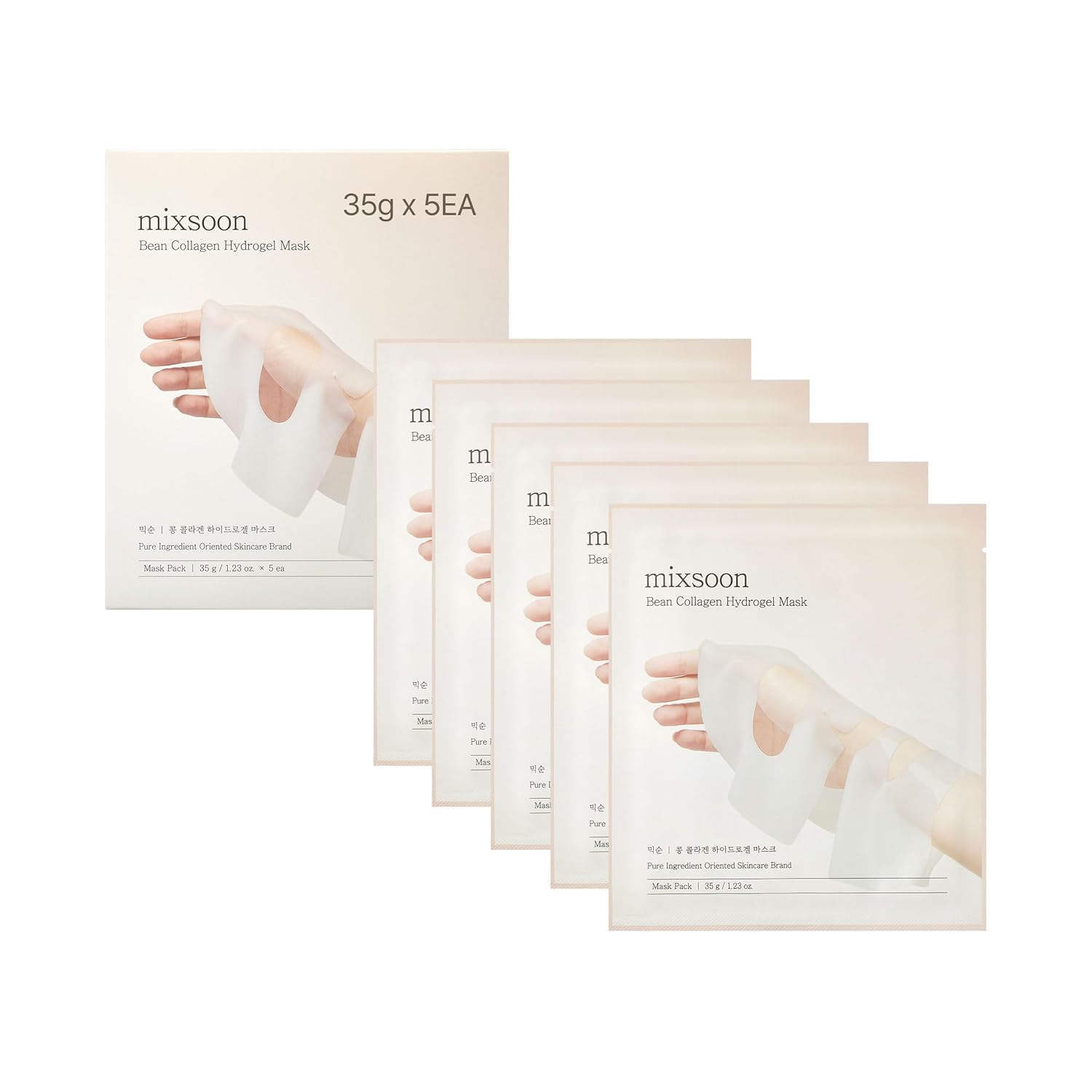 Bean Collagen Hydrogel Mask 3ea