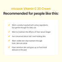 mixsoon Vitamin C Cream 30ml