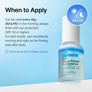 [AMZ US] mixsoon Bean Copper Peptide Firming Serum 30ml