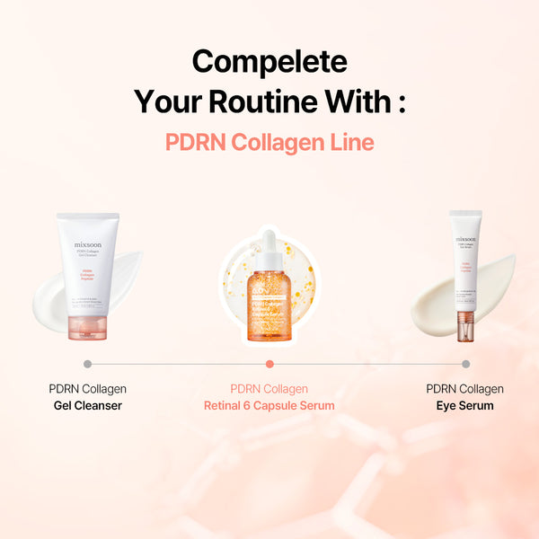 mixsoon PDRN Collagen Retinal 6 Capsule Serum 30ml