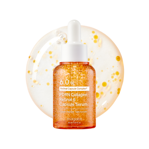 mixsoon PDRN Collagen Retinal 6 Capsule Serum 30ml