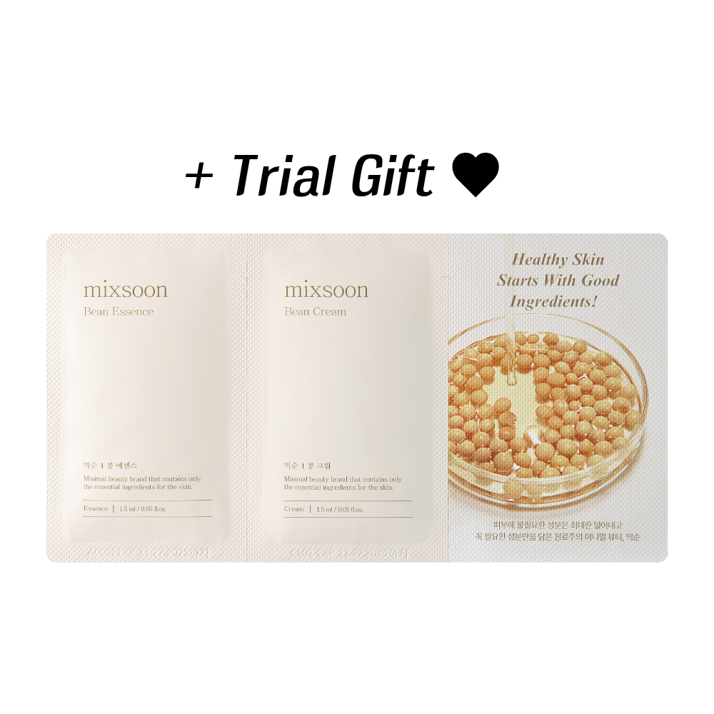 mixsoon Bean Essence 1.5ml + Bean Cream 1ml Sachet (7,8)